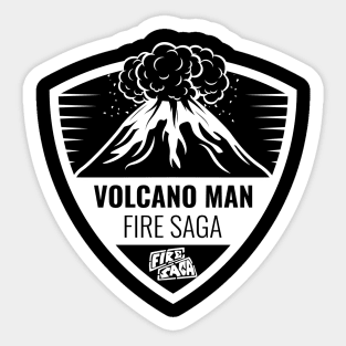 Volcano Man Sticker